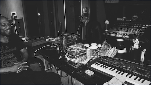 Common in the studio.