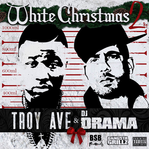 troy ave merry white christmas cover